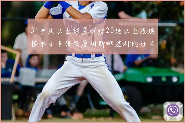 34岁及以上球员连续20场以上表现榜单小卡领衔詹姆斯邮差科比杜兰特上榜