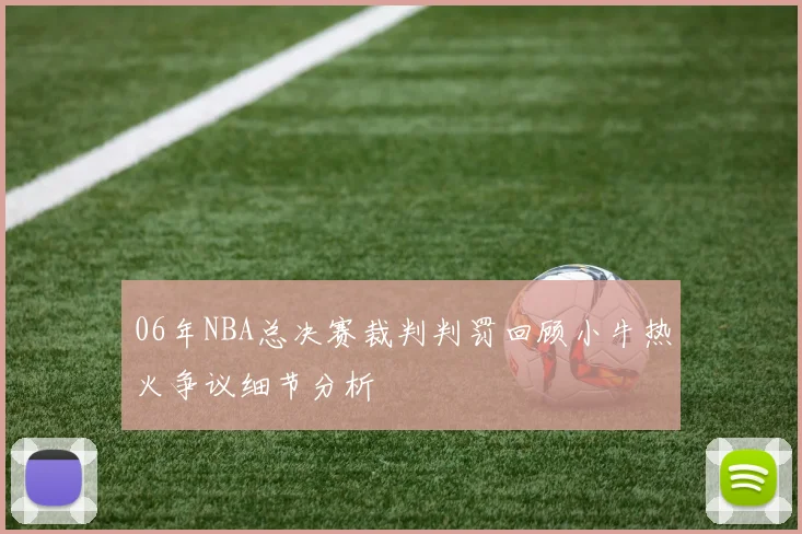 06年NBA总决赛裁判判罚回顾小牛热火争议细节分析