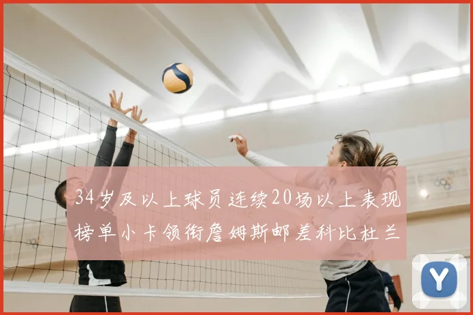 34岁及以上球员连续20场以上表现榜单小卡领衔詹姆斯邮差科比杜兰特上榜